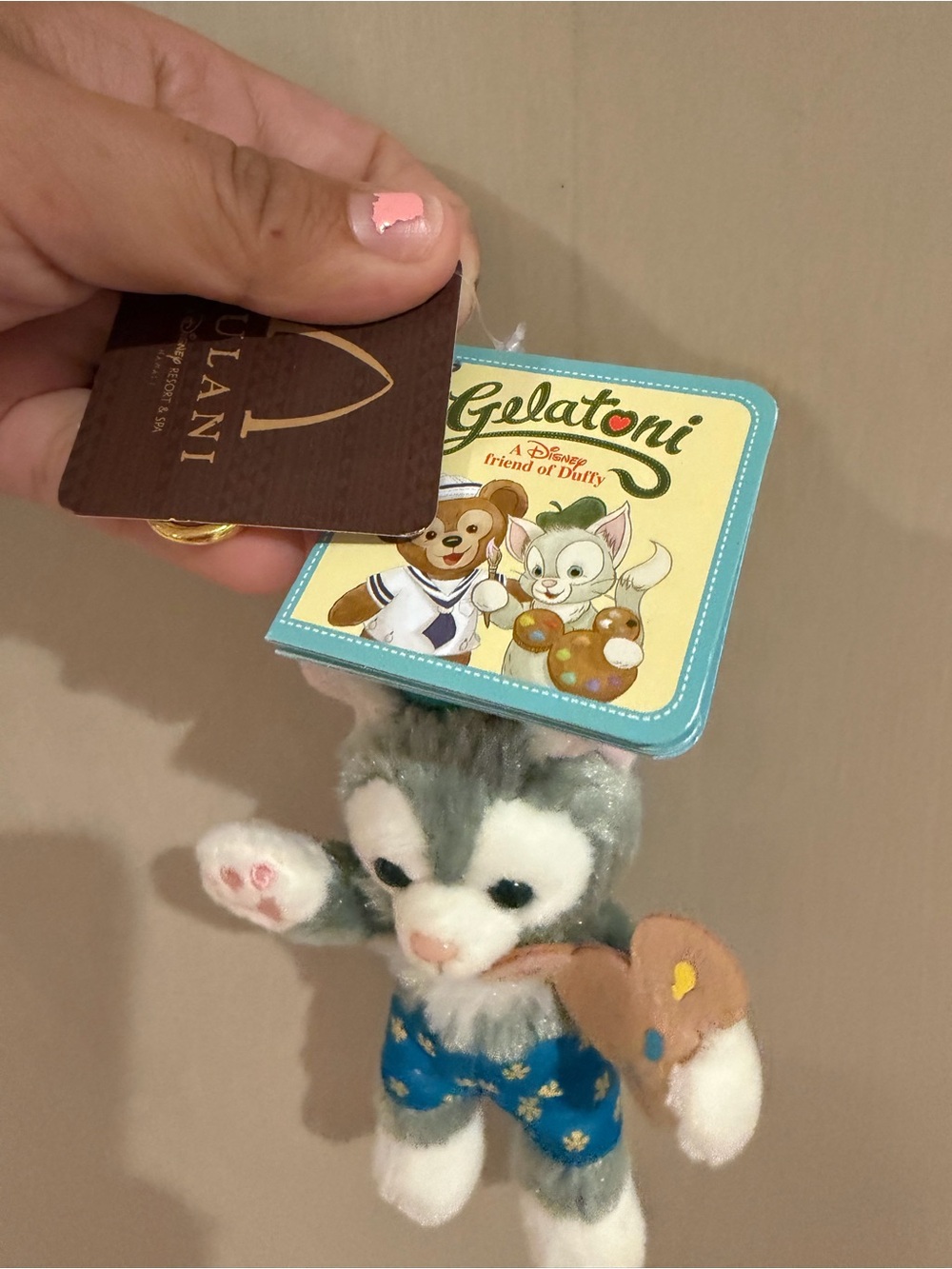 Disney Aulani gelatoni Duffy and friends plush key chain - Picture 3 of 3